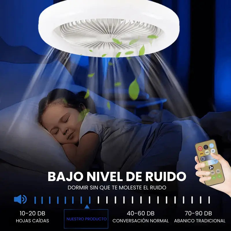 VENTILADOR INTELIGENTE LED 2 EN 1 TURBOMAX™