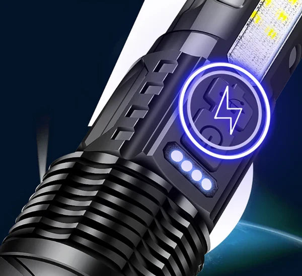 LINTERNA TACTICA LASER MULTIFUNCIONAL DE ALTA POTENCIA