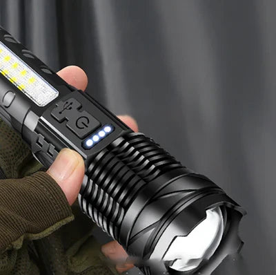 LINTERNA TACTICA LASER MULTIFUNCIONAL DE ALTA POTENCIA