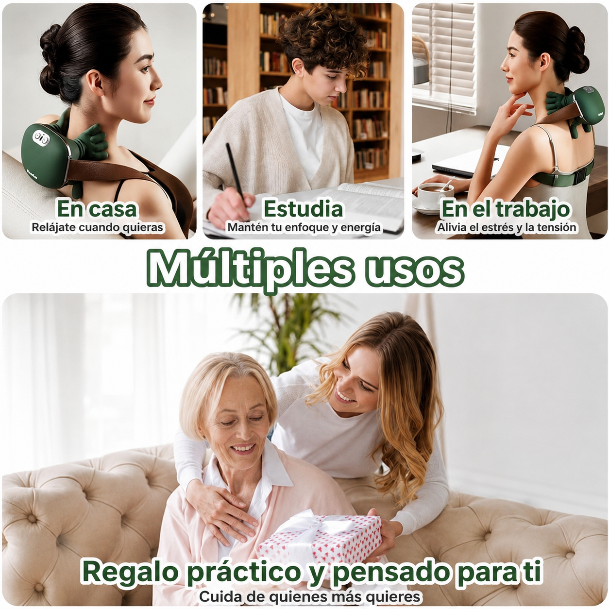 MASAJEADOR INTELIGENTE MULTIFUNCIONAL | ALIVIO MUSCULAR TOTAL