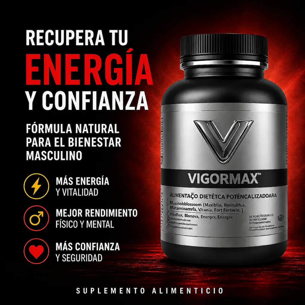VIGOR MAX 💪 | RECUPERA TU ENERGÍA Y RENDIMIENTO MASCULINO