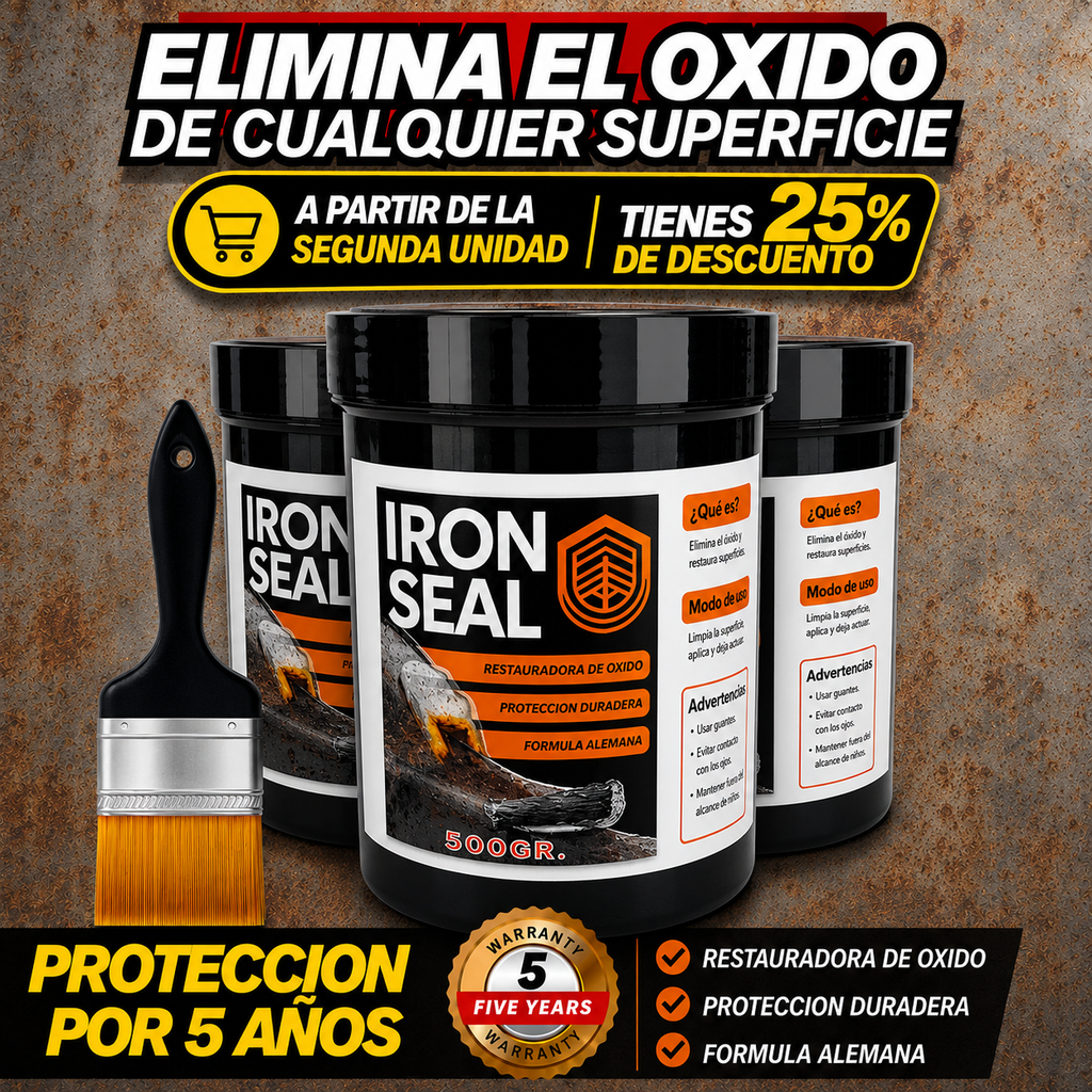 OFERTA FLASH ⚡ IRON SEAL ANTIOXIDO + OBSEQUIO 🎁