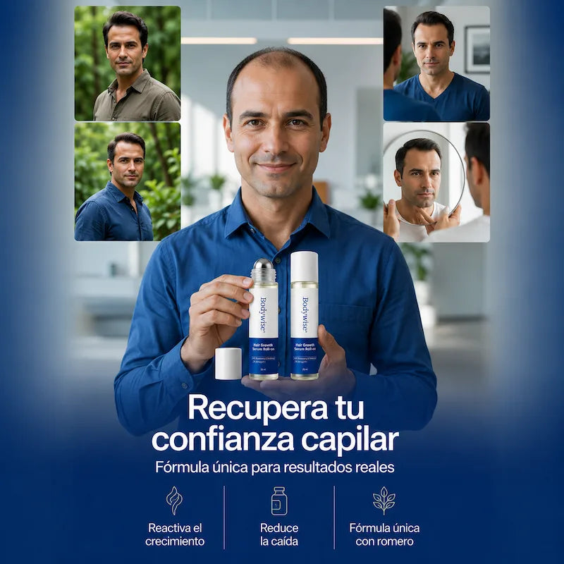 BODYWISE HAIR GROWTH - SÉRUM CAPILAR ANTICAÍDA Y CRECIMIENTO INTENSIVO | ¡OFERTA! COMPRA 1 Y LLÉVATE EL 2° GRATIS!