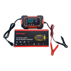 [PROMO] CARGADOR INTELIGENTE 12V PARA BATERÍA CARRO MOTO - CARGA RÁPIDA, REPARA Y MANTIENE CON PANTALLA