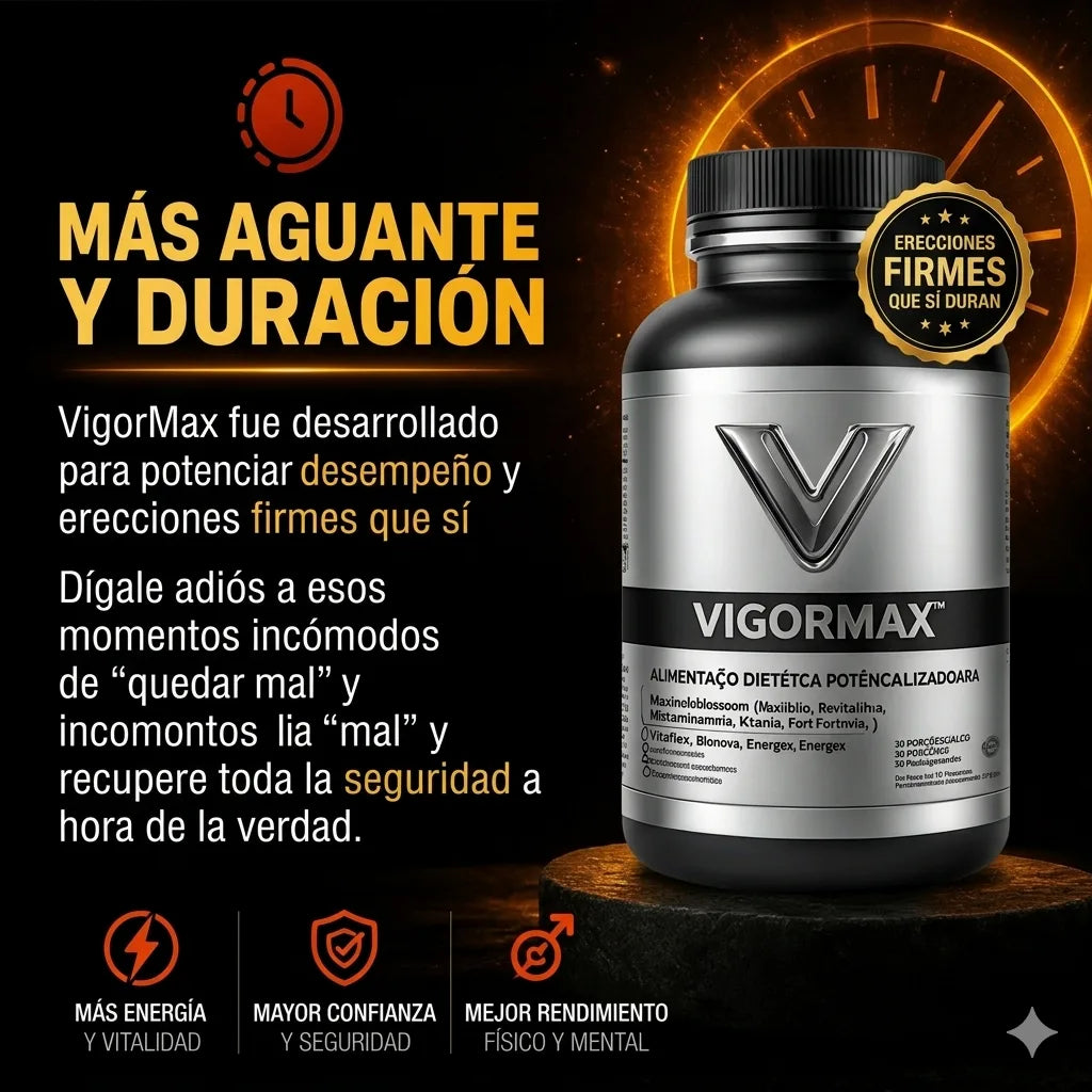 VIGOR MAX 💪 | RECUPERA TU ENERGÍA Y RENDIMIENTO MASCULINO