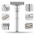 ✨ MÁQUINA DE AFEITAR PREMIUM | 6 NIVELES + 5 CUCHILLAS GRATIS