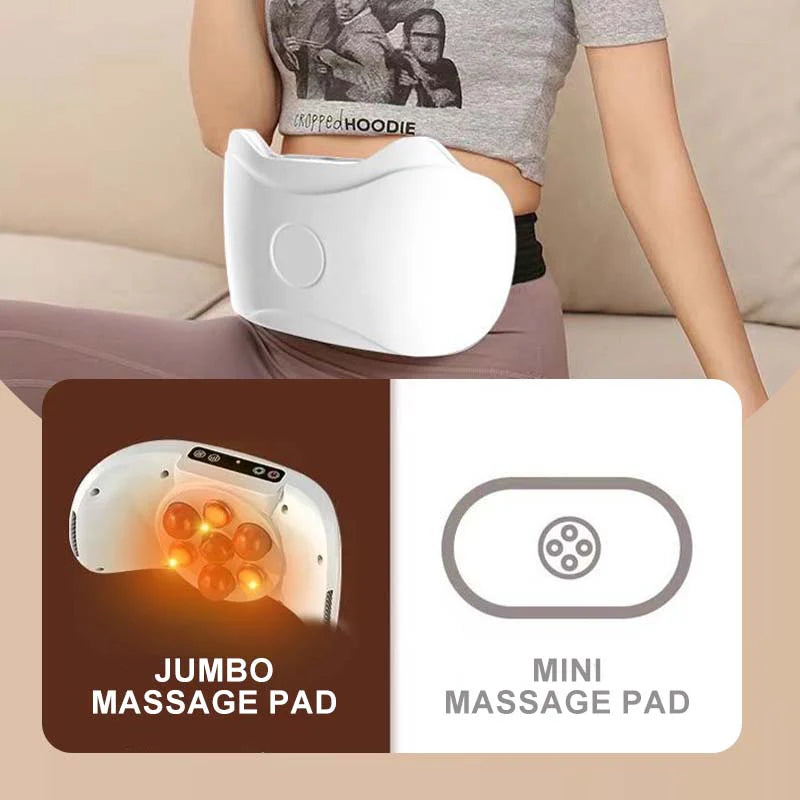 MASAJEADOR ABDOMINAL ELÉCTRICO INALÁMBRICO PARA QUEMAR GRASA Y DIGERIR