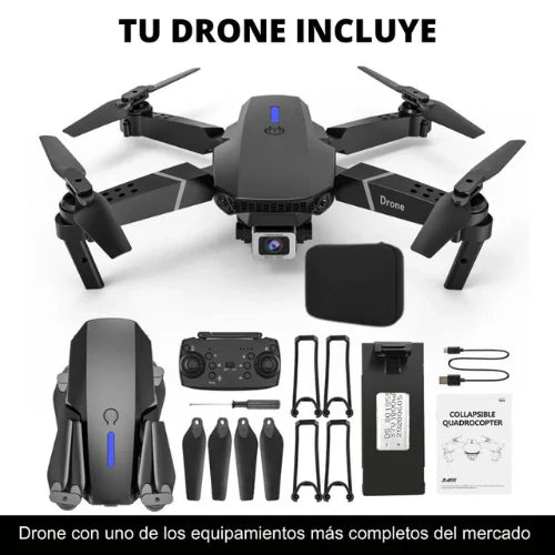 [OFERTA] - DRON E99 MAX SKY VISION 4K + DOBLE BATERÍA + CONTROL PANTALLA CELULAR