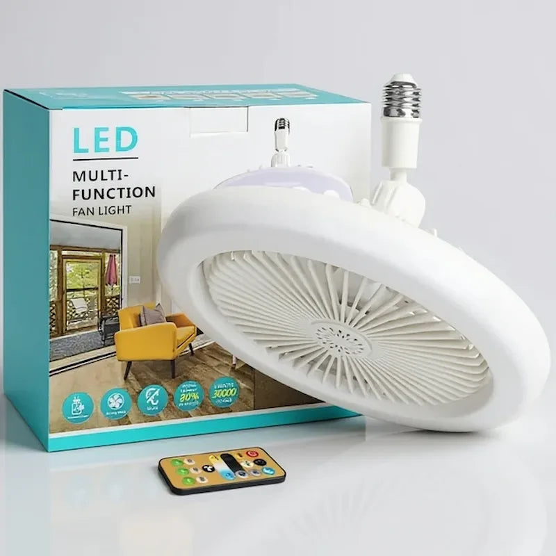 TURBOMAX™ VENTILADOR LED 2 EN 1 CON CONTROL REMOTO - [SUPER POTENTE]